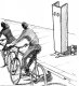 <p>Febbraio 2013 - Il Comune posiziona 2 contaciclisti in corso Venezia per contare i passaggi di Biciclette lungo le 2 ciclabili da e verso il centro. I 2 aggeggi vengono immediatamente soprannominati Totem.</p>
<p>Ecco come immagina i contaciclisti Aldo Monzeglio con la sua acuta ironia.</p>